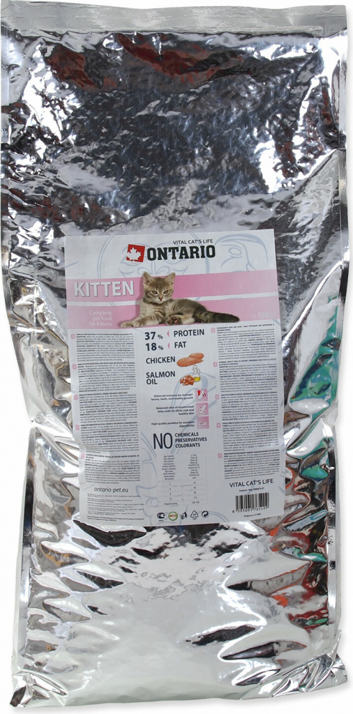 Ontario Kitten 10 kg krmivo pre mačiatka