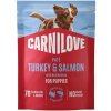 Carnilove Dog Pouch Paté Turkey&Salm.+Blueb.Puppy 300g | Kapsička pre psov