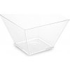 WIMEX Fingerfood miska hranatá, čírá 11 x 11 x 7 cm - 500 ml [20 ks]