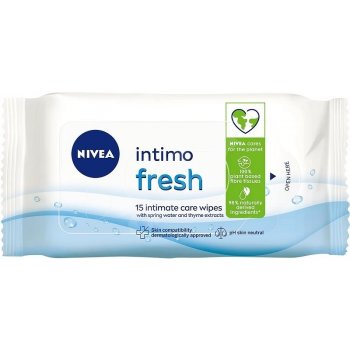 Nivea Intimo Fresh vlhčené intímne obrúsky 15 ks