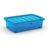 KIS Plastový úložný Spinning Box M Modrý, 25 L