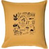 Veselá zubárka - Vankúš 50x50 - 50x50 - Iba poťah ( Zlatožltá )