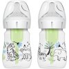 Dr Brown's fľaša dojčenská Anti colic Wide Neck Džungľa 2ks WB52014 150ml