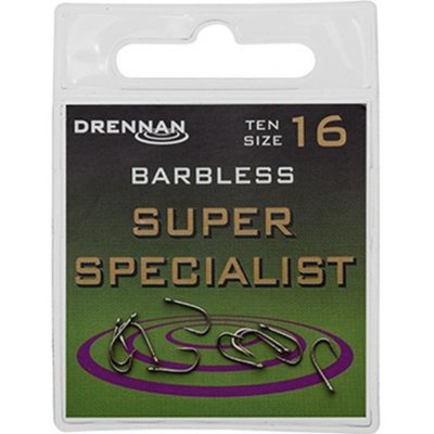 DRENNAN Super Specialist Barbless veľ.14 10ks