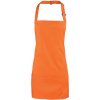 Premier Workwear Colours Gastro zástera 2v1 PR159 Orange Pantone 172C 60x62 cm