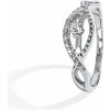 Blink-Blink Zaujímavý diamantový prsteň z bieleho zlata 0.20 ct 7002BDV