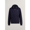 MIKINA GANT SHIELD ZIP HOODIE EVENING BLUE