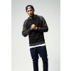 2-tone Raglan Crewneck - blk/cha S