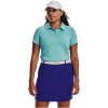 Dámske funkčné tričko s krátkym rukávom Under Armour PLAYOFF SS POLO W modré 1377335-421 - M