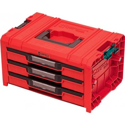 QBrick System Pro Drawer 3 Toolbox Expert RED Ultra HD 45,0 x 31,0 x 24,4 cm