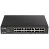 D-Link DGS-1100-24PV2 24-portový gigabitový riadený prepínač PoE, 12x PoE, rozpočet PoE 100 W, bez ventilátora DGS-1100-24PV2/E