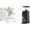 Lelit Bianca PL162T V3, white + Eureka Atom W 65 Casa, black
