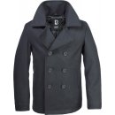 Brandit pánsky kabát Pea coat black