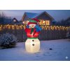 Nafukovací snehuliak s LED osvetlením 180 cm