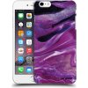 Picasee silikónový prehľadný obal pre Apple iPhone 6 Plus/6S Plus - Purple glitter