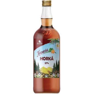 Karpatská horká 27% 1 l (čistá fľaša)