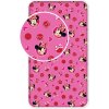 Jerry Fabrics bavlna prestieradlo Minnie Hearts 02 90x200