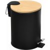 KESPER Kozmetický kôš s tichým zatváraním 3 l, čierny KESPER 90166