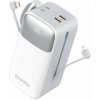 ColorWay powerbanka 50 000mAh, 1x USB QC3.0/ USB-C/ Lightning/ 22,5W/ Bílá (CW-PB500LPA4WT-PDD)