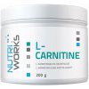 Lipotropné spaľovače prášok NutriWorks L-Carnitine 200 g prírodná chuť 200 g