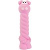 Prasiatko s latexovým lanom a chrópacím zvukom 15 cm, latex, HipHop