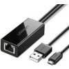 Sieťová karta UGREEN Ethernet Adapter for TV Stick (30985) čierna