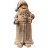 Clayre & Eef Hnedá dekorácie Santa s lucernou - 11 * 9 * 24 cm - Clayre & Eef