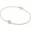 Eppi Zlatý náramok s okrúhlym akvamarínom Rollie BR34333