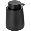 AQUALINE - NERO dávkovač mydla na postavenie 350ml, čierna 08136
