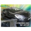 Deflektory - protiprievanové plexi Citroen DS5 5D od 2012 (+zadné)