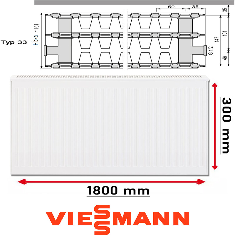 Viessmann 33 300 x 1800 mm