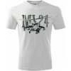 Tričko STRIKER s potlačou MI-24 - biele