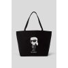 Karl Lagerfeld Bavlnená taška čierna 230W3180
