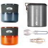 Sada riadov GSI Outdoors Halulite MicroDualist II Farba: oranžová/sivá
