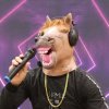 Karaoke kôň - silikónová maska na tvár pre deti aj dospelých