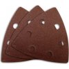 Güde Brúsny papier delta 93x93 mm, 2x K100, 2x K120, 2x K180 58196