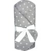 Zavinovačka vystužená sivá - Mini hviezdy, 80x80cm