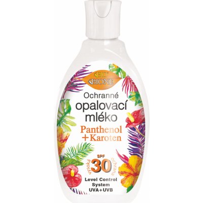 Bione Cosmetics Panthenol + Karoten ochranné opaľovacie mlieko SPF30 130 ml