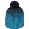 Dámska zimná pletená čiapka Finmark, WINTER HAT modrá,tmavo modrá, UNI