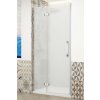 GELCO TRINITY CHROME 110cm ľavé dvere do niky s pevnou stenou v rovine, profil chróm, sklo matné, GT1211ML-CH