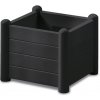 STEFANPLAST Kvetináč, vyvýšený záhon ITALIA 43x43x35cm antracit