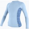 O'Neill Wms Hyperfreak Skins LS Rash Guard chambray blue/surf abstract