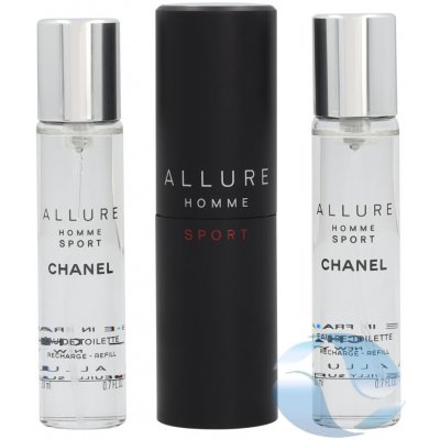 Chanel Allure Homme Sport Refillable toaletná voda pánska 3 x 20 ml