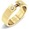 Tommy Hilfiger Pozlátený prsteň s kryštálmi Stripes 2781052 56 mm
