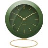 Dizajnové stolové hodiny 5833GR Karlsson 10,5cm (8714302685040)