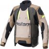 ALPINESTARS bunda HALO DRYSTAR dark khaki/sand/fluo yellow - L