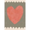Takoy Panel na ušitie deky Wellsoft fleece 140x200 heart Lisie-NST-00564