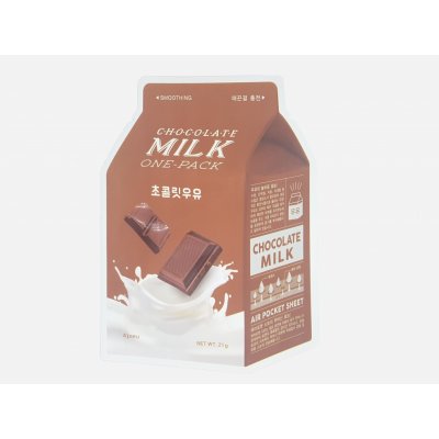 A'Pieu Chocolate Milk One-Pack Vyhladzujúca čokoládovo-mliečna maska 21 g