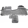 Gumové koberce Opel Vivaro 2014-2019 (2 místa, přední) - 28 mm okraj černá - 201926