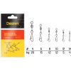 DELPHIN Rollings swivel with Hooked snap - BN/8